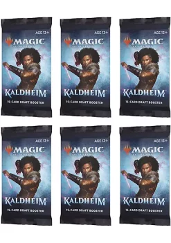 Cheapest 🌟 Magic The Gathering Magic: The Gathering Draft Booster Pack Lot - Kaldheim - 6 Packs 😀