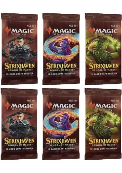 Hot Sale 🎉 Magic The Gathering Magic: The Gathering Draft Booster Pack Lot - Strixhaven - 6 Packs 🎉