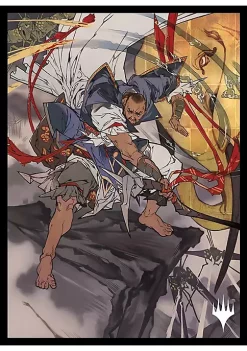 Discount ๐งจ Magic The Gathering Ensky 80ct Players Card Sleeves - Magic: The Gathering Strixhaven Mystical Archive - Teferis Protection MTGS-157 ๐