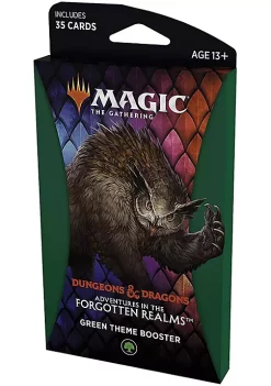 Coupon ⌛ Magic The Gathering Magic: The Gathering Theme Booster Pack - Adventures in The Forgotten Realms - Green 🤩 -Cosmetic Shop Belk 1048