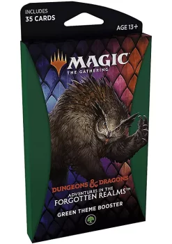 Coupon ⌛ Magic The Gathering Magic: The Gathering Theme Booster Pack - Adventures in The Forgotten Realms - Green 🤩 -Cosmetic Shop Belk 1049