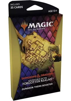 Deals 🧨 Magic The Gathering Magic: The Gathering Theme Booster Pack - Adventures in The Forgotten Realms - Black 🤩 -Cosmetic Shop Belk 1065