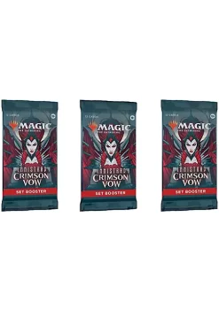 Cheap ✨ Magic The Gathering Magic: The Gathering Set Booster Pack Lot - Innistrad: Crimson Vow - 3 Packs 😉