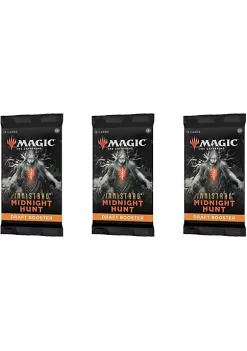 Coupon 🎉 Magic The Gathering Magic: The Gathering Draft Booster Pack Lot - Innistrad: Midnight Hunt - 3 Packs 💯 -Cosmetic Shop Belk 1113