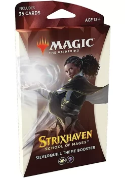 Cheapest ⭐ Magic The Gathering Magic: The Gathering Theme Booster Pack - Strixhaven - Silverquill (White & Black) ❤️