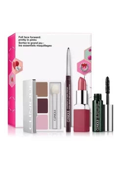 Best Pirce 🤩 Clinique Full Face Forward: Pretty in Pinks Makeup Set - $62.50 Value 😍 -Cosmetic Shop Belk 1352