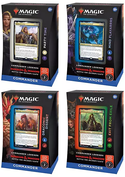 Top 10 π Magic The Gathering Magic: The Gathering Commander Deck Case - Commander Legends: Battle for Baldur's Gate - All 4 Decks π 1 Top 10 π Magic The Gathering Magic: The Gathering Commander Deck Case - Commander Legends: Battle for Baldur's Gate - All 4 Decks π