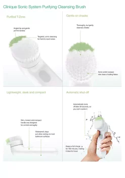 Cheap 🤩 Clinique Sonic System Purifying Cleansing Brush Head 🔥 -Cosmetic Shop Belk 2309