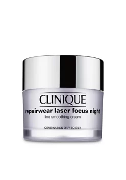 Flash Sale 🧨 Clinique Repairwear Laser Focus Night Line Smoothing Cream - Combination Oily to Oily 🌟