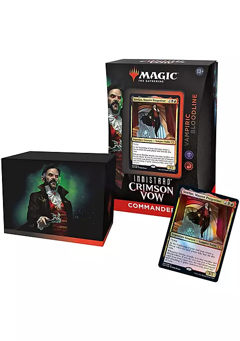 Cheap 👏 Magic The Gathering Magic: The Gathering Commander Deck - Innistrad: Crimson Vow - Vampiric Bloodline (Black & Red) 🛒 1 Cheap 👏 Magic The Gathering Magic: The Gathering Commander Deck - Innistrad: Crimson Vow - Vampiric Bloodline (Black & Red) 🛒