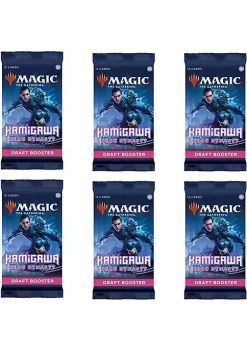 Brand new โจ Magic The Gathering Magic: The Gathering Draft Booster Pack Lot - Kamigawa: Neon Dynasty - 6 Packs ๐