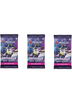 New ✔️ Magic The Gathering Magic: The Gathering Set Booster Pack Lot - Kamigawa: Neon Dynasty - 3 Packs ❤️