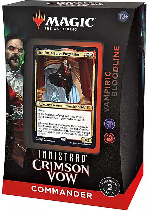 Cheap 👏 Magic The Gathering Magic: The Gathering Commander Deck - Innistrad: Crimson Vow - Vampiric Bloodline (Black & Red) 🛒 3 Cheap 👏 Magic The Gathering Magic: The Gathering Commander Deck - Innistrad: Crimson Vow - Vampiric Bloodline (Black & Red) 🛒 - Image 3