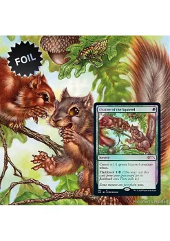 Best deal 😍 Magic The Gathering Magic: The Gathering Secret Lair - Premium Foil Edition - We Hope You Like Squirrels ✔️ -Cosmetic Shop Belk 399