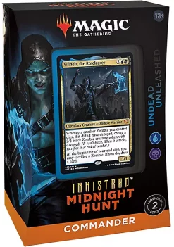 Flash Sale ✔️ Magic The Gathering Magic: The Gathering Commander Deck Case - Innistrad: Midnight Hunt - 2 Coven Counters + 2 Undead Unleashed 👍 -Cosmetic Shop Belk 438