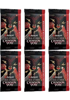 Brand new ๐ Magic The Gathering Magic: The Gathering Collector Booster Pack Lot - Innistrad: Crimson Vow - 6 Packs ๐