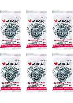 Coupon ✨ Magic The Gathering Magic: The Gathering Collector Booster Pack Lot - Adventures in The Forgotten Realms - 6 Packs ✔️ -Cosmetic Shop Belk 480