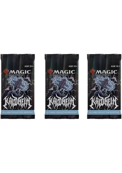 Promo โญ Magic The Gathering Magic: The Gathering Collector Booster Pack Lot - Kaldheim - 3 Packs ๐