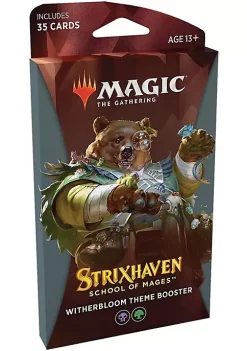 Deals 🤩 Magic The Gathering Magic: The Gathering Theme Booster Pack - Strixhaven - Witherbloom (Black & Green) 🔥