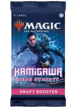 Outlet 🧨 Magic The Gathering Magic: The Gathering Draft Booster Pack - Kamigawa: Neon Dynasty ⌛