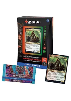 Best deal 🥰 Magic The Gathering Magic: The Gathering Commander Deck - Commander Legends: Battle for Baldur's Gate - Exit from Exile 🛒