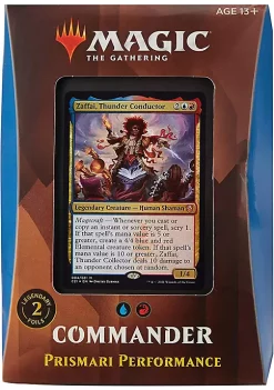 Cheap ✨ Magic The Gathering Magic: The Gathering Commander Deck - Strixhaven: Prismari Performance (Blue-Red) 🛒 -Cosmetic Shop Belk 872