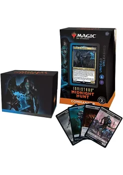 Cheap 😀 Magic The Gathering Magic: The Gathering Commander Deck - Innistrad: Midnight Hunt - Undead Unleashed (Blue & Black) ✔️