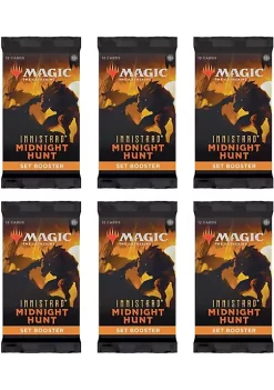 Cheapest ๐ Magic The Gathering Magic: The Gathering Set Booster Pack Lot - Innistrad: Midnight Hunt - 6 Packs ๐