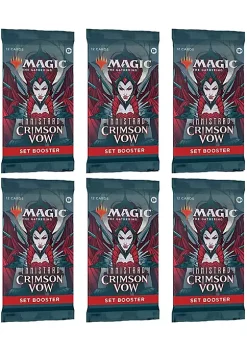 Wholesale 💯 Magic The Gathering Magic: The Gathering Set Booster Pack Lot - Innistrad: Crimson Vow - 6 Packs 😀 -Cosmetic Shop Belk 953