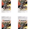 Outlet 🔔 Magic The Gathering Magic: The Gathering Draft Booster Pack Lot - Jumpstart - 4 Packs 😉